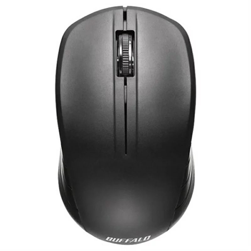BUFFALO(バッファロー） ワイヤレスIR LEDマウス［2.4GHz USB・Mac／Win］ BSMRW050シリーズ（3ボタン・ブラック） BSMRW050BK BSMRW050BK 【864】