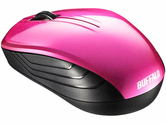 バッファロー 【マラソン限定★ポイント2倍＆2,000円クーポン】【お取り寄せ】バッファロー 無線BlueLED3ボタンマウス ピンク BSMBW107PK マウス キーボード 入力機器 パソコン 家電