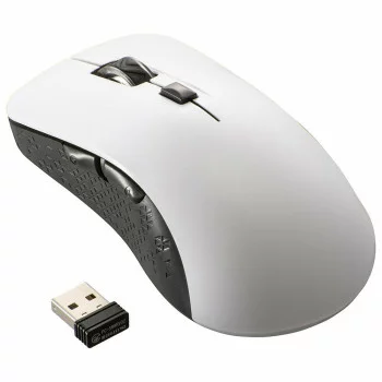 オーム電機 OHM 静音ワイヤレスマウス BlueLEDセンサー付 L ホワイト PC-SMW21BS5LR-W【メーカー直送：代金引換不可：同梱不可】【北海道・沖縄・離島は配達不可】