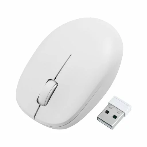 マウス Digio2ワイヤレスマウス静音3ボタンBlueLEDホワイトZ1137