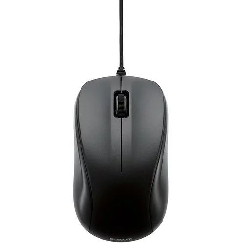 エレコム USB光学式マウス 3ボタン Mサイズ ブラック RoHS指令準拠（10物質） M−K6URBK／RS 1個