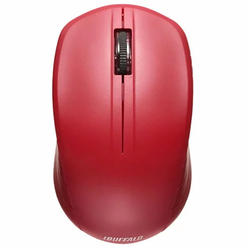 iBUFFALO バッファロー BUFFALO 無線IRLEDマウス 3ボタン レッド BSMRW21RD