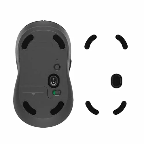 Logitech マウスソール Logitech M650 Wireless 交換用 ステッカー 滑り強化 黒色