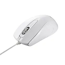 BUFFALO(バッファロー） マウス SIAA抗菌 ホワイト BSMBU118WH ［BlueLED /有線 /3ボタン /USB］ BSMBU118WH