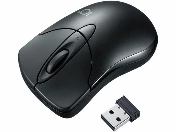 サンワサプライ 【お取り寄せ】サンワサプライ 静音ワイヤレスブルーLEDマウス イオプラス ブラック マウス キーボード 入力機器 パソコン 家電
