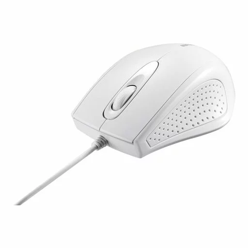 Buffalo 有線3ボタンIR光学式マウスホワイトBSMRU055WH