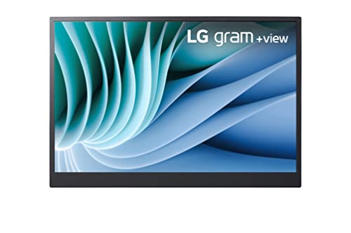 LG gram 16インチ + View ポータブルモニター USB Type-C、DCI-P3 99%(標準)、自動回転、双方向対応フォリオカバー 16MR70
