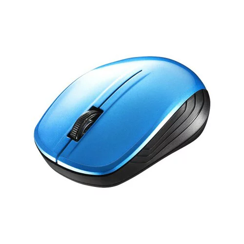 バッファロー BUFFALO 無線(2.4GHz)BlueLEDマウス3ボタン ブルー BSMBW105BL