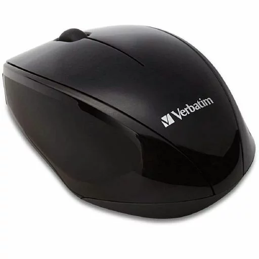 Verbatim ‎バーベイタム(Verbatim) Verbatim バーベイタム ワイヤレスマウス 無線 2.4GHz Blue LEDセンサー式 レシーバー付属 ブラック MUSWBLZV1
