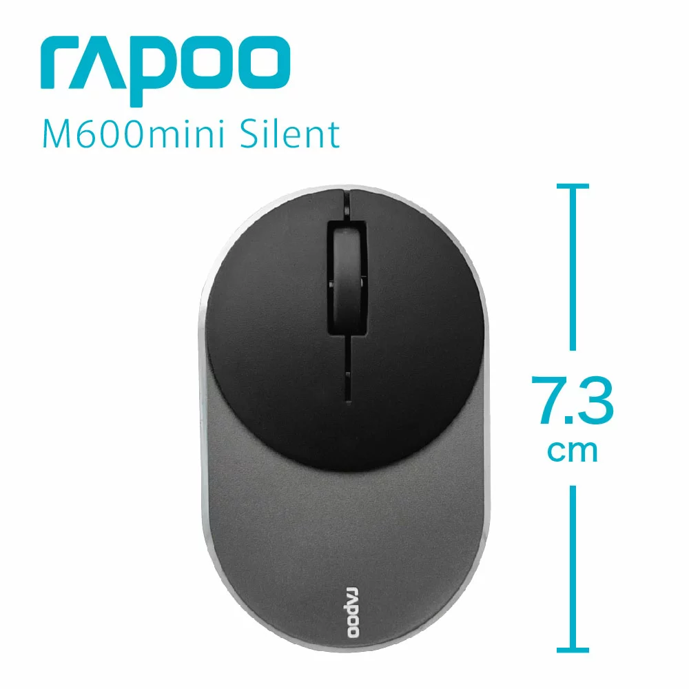 RAPOO M600mini Bluetooth マルチデバイス対応 ワイヤレスマウス 電池式 無線マウス コンパクト 軽量