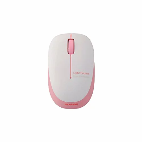 エレコム マウス ワイヤレス (レシーバー付属) Sサイズ 小型 3ボタン BlueLED ふわっと軽い 小型軽量 50g ピンク M-BL20