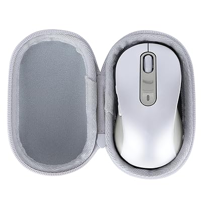 Lebakort収納ケースと互換性のあるLogicoolロジクールSignature M650 LGR L/M550 Lワイヤレスマウス 静音(ブラック)