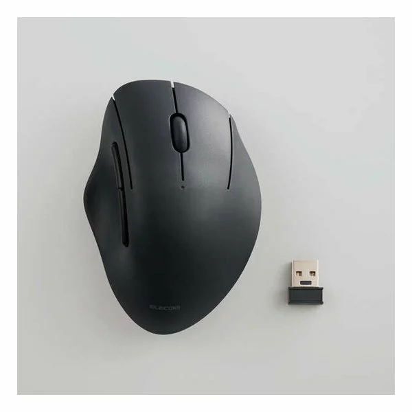 ELECOM エレコム マウス SHELLPHA 無線2.4GHz 5ボタン 抗菌仕様 静音設計 ブラック 新品 入力機器 M-SH20DBSKBK 【代引不可/時間指定不可】
