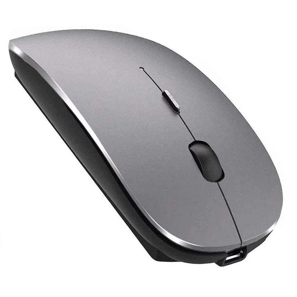 Scheki Bluetooth マウス ワイヤレスマウス Scheki 無線マウス 超薄型 静音 3DPIモード 高精度 持ち運び便利 USB充電式 USBレシーバーなし iPad/Mac/Windows/Surface/Microsoft Proに対応 (グレー)