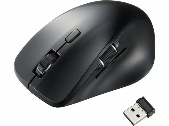 サンワサプライ 【お取り寄せ】サンワサプライ 静音ワイヤレスマウス 5ボタン ブラック MA-WBS524BK マウス キーボード 入力機器 パソコン 家電