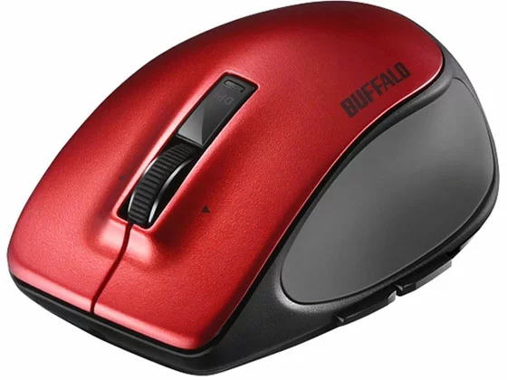 バッファロー BUFFALO バッファロー BSMBB500SRD Bluetooth プレミアムフィットマウス Sサイズ レッド(BSMBB500SRD)