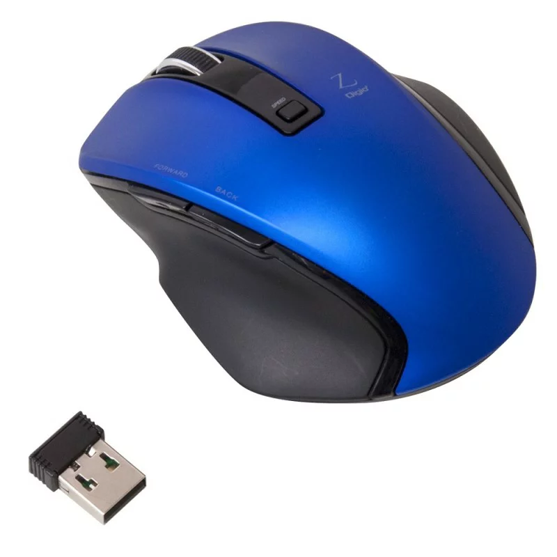 ナカバヤシ MUS-RKF119BL ブルー USB 小型無線5ボタンBlueLEDマウス MUSRKF119BL