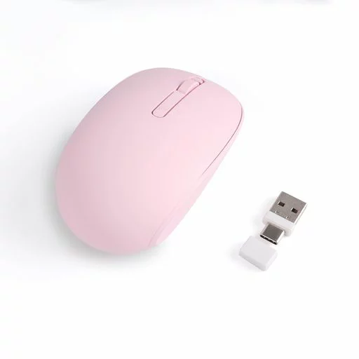 マウス ワイヤレスマウス小型Type-C&USB-A対応2.4GHz電池式省エネ静音ミニ可愛い無線子供用光学式持ち運び便利スマホ/タブレット/パソコン/Windows/Mac/iOS/Android対応ピンク