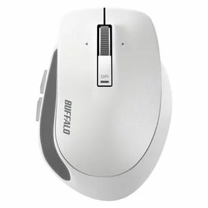 バッファロー BUFFALO バッファロー Bluetooth プレミアムフィットマウス Sサイズ ホワイト(BSMBB500SWH)