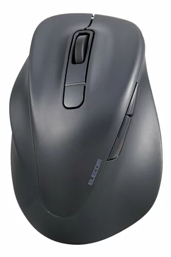 エレコム マウス ワイヤレスマウス 静音 Bluetooth EX-G 2023年モデル 左手用 Mサイズ 5ボタン マルチペアリング 「Ask