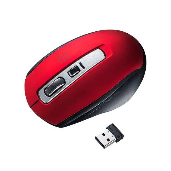 SANWA SUPPLY 【送料無料】サンワサプライ 静音ワイヤレスブルーLEDマウス レッド MA-WBL161R 1個 おすすめ 人気 安い 激安 格安 おしゃれ 誕生日 プレゼント ギフト 引越し 新生活 ホワイトデー