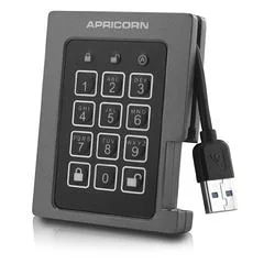 Apricorn Aegis Padlock SSD USB 3.0 ASSD-3PL256-240F 目安在庫=△