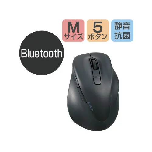 エレコム 無線マウス Bluetooth Mサイズ ブラック
