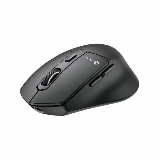 iClever ワイヤレスマウス 無線マウス Bluetooth5.0 2.4Ghz(レシーバー付属) Jiggler デュアルモード Type-C充電式 戻る/進むボタン 軽量 左右クリック静音 7ボタン 4階段DPI切替 高精度
