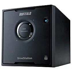 バッファロー HD-QL12TU3/R5J ドライブステーション RAID 5対応 USB3.0用 外付けHDD 4ドライブ 12TB