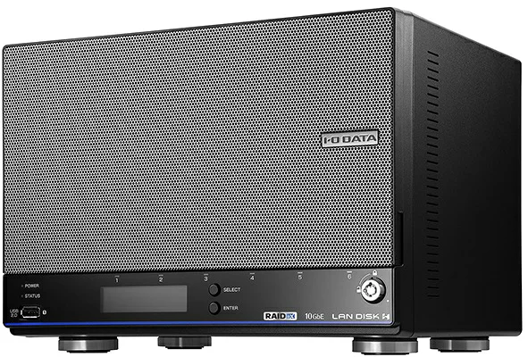 IODATA I・O DATA アイ・オー・データ 法人向け6ドライブNAS(ネットワークHDD) 5年保証 144TB HDL6-HB144