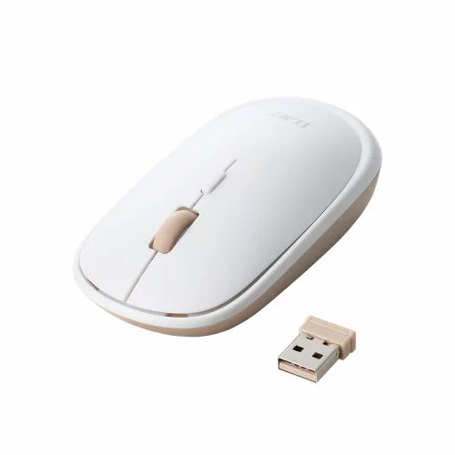 エレコム 【マラソン限定★ポイント2倍＆2,000円クーポン】【お取り寄せ】エレコム 無線 マウス 静音 薄型 ILMF ホワイト M-TM10DBWH-IL マウス キーボード 入力機器 パソコン 家電