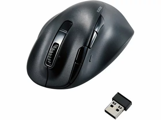 エレコム 【お取り寄せ】エレコム 無線マウス EX-G PRO Bluetooth 8ボタン 充電式 S 黒