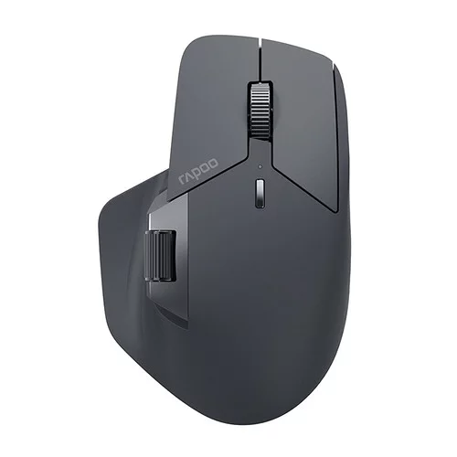 RAPOO MT760L-BK 静音 ワイヤレスマウス 9ボタン Bluetooth対応 最大4台接続可能 Type-C充電 Windows Mac ChromeOS対応 ブラック