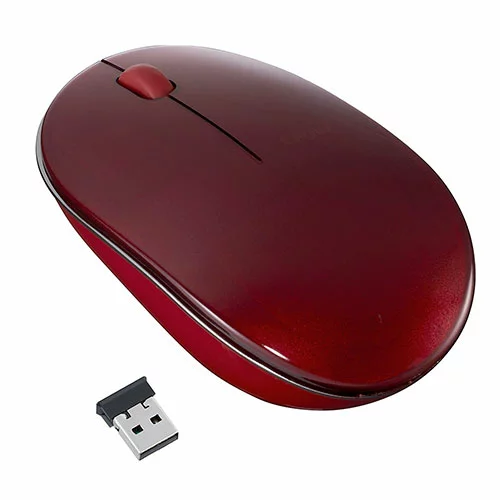 マウス クリスマス スマホ pc LAN デジタル パット 情報 スタンド ケース ルーター 周辺 スマホ パーツ アクセサリー デジタル関連 | Digio デジオ FLATTY フラッティ 無線 3ボタン BlueLEDマウス レッド MUS-RKT153NR
