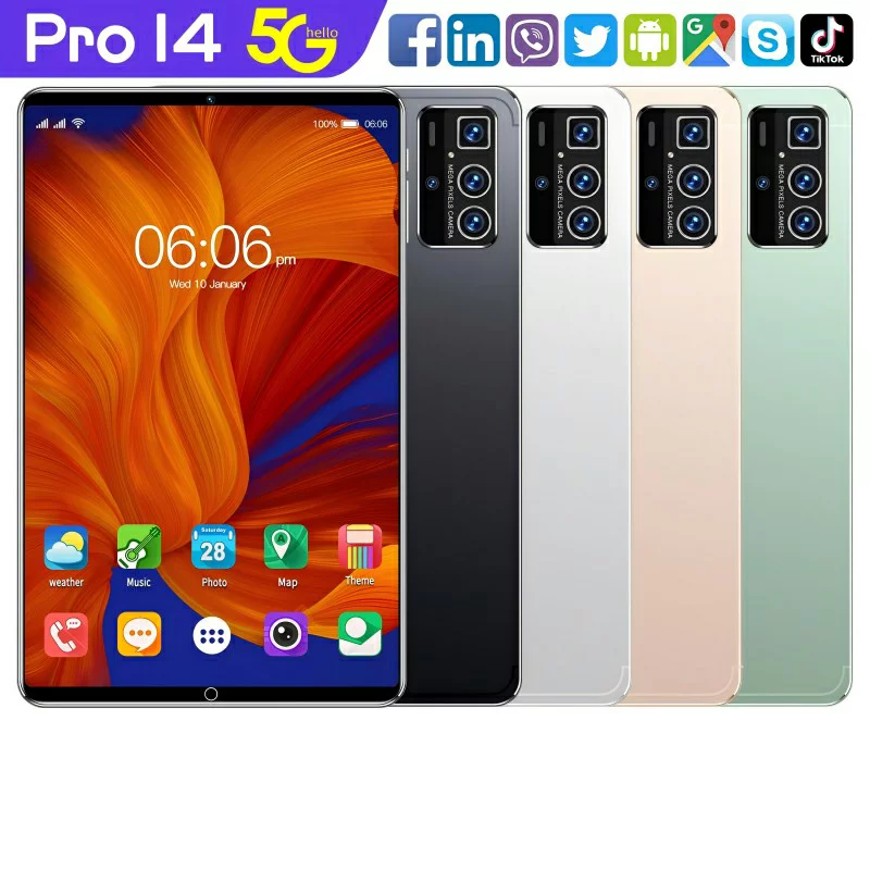 アンドロイド 【SS期間5倍P】2024最新 pro14 4カラー タブレット10.1インチ Android 12 12000mAh 高性能 RAM 12GB＆512ROM 子供 ゲーム 高解像度 IPS液晶 SDカード 子供 キッズ 初心者 人気 子供用 大画面 動画 アンドロイド 在宅勤務 ネット授業 コスパ最高