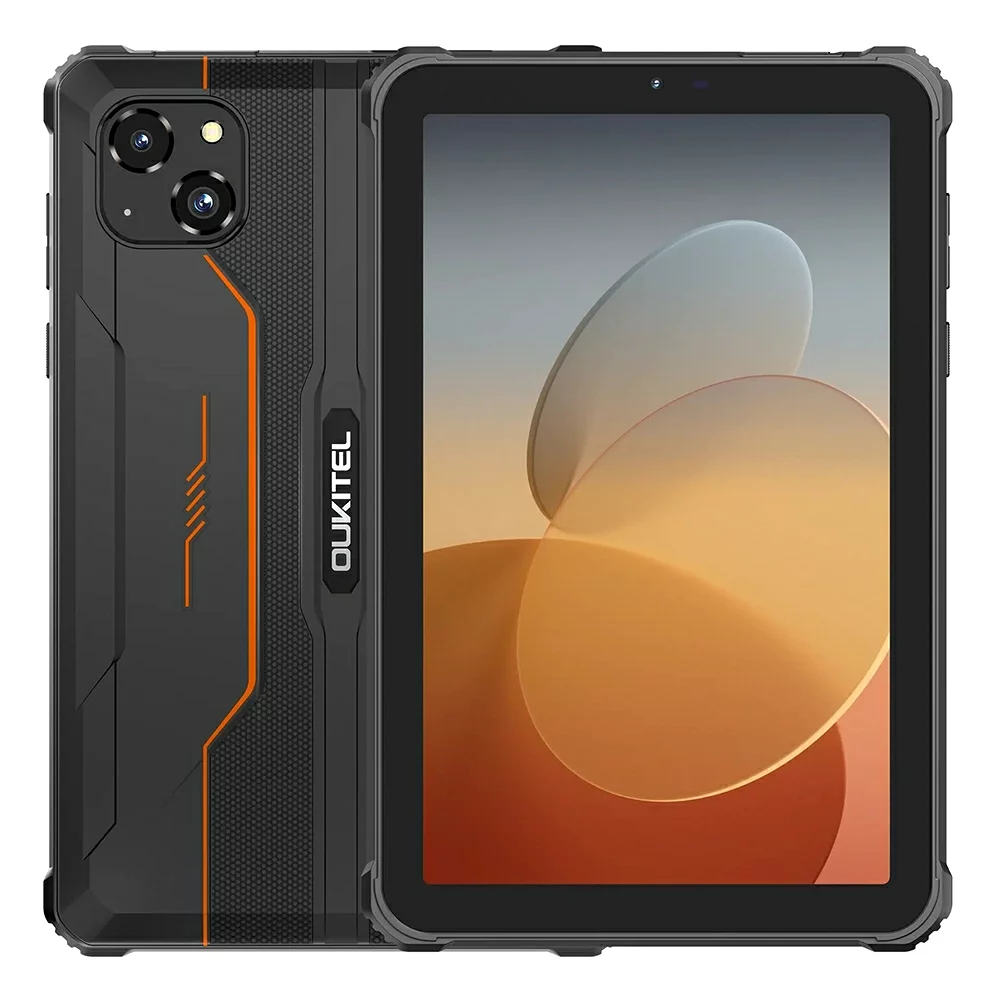 RT3 Pro 頑丈なタブレット PC 4GB + 128GB 8.0 ''Android 14 MediaTek G81 オクタコア 5150mAh 33W タブレット PC