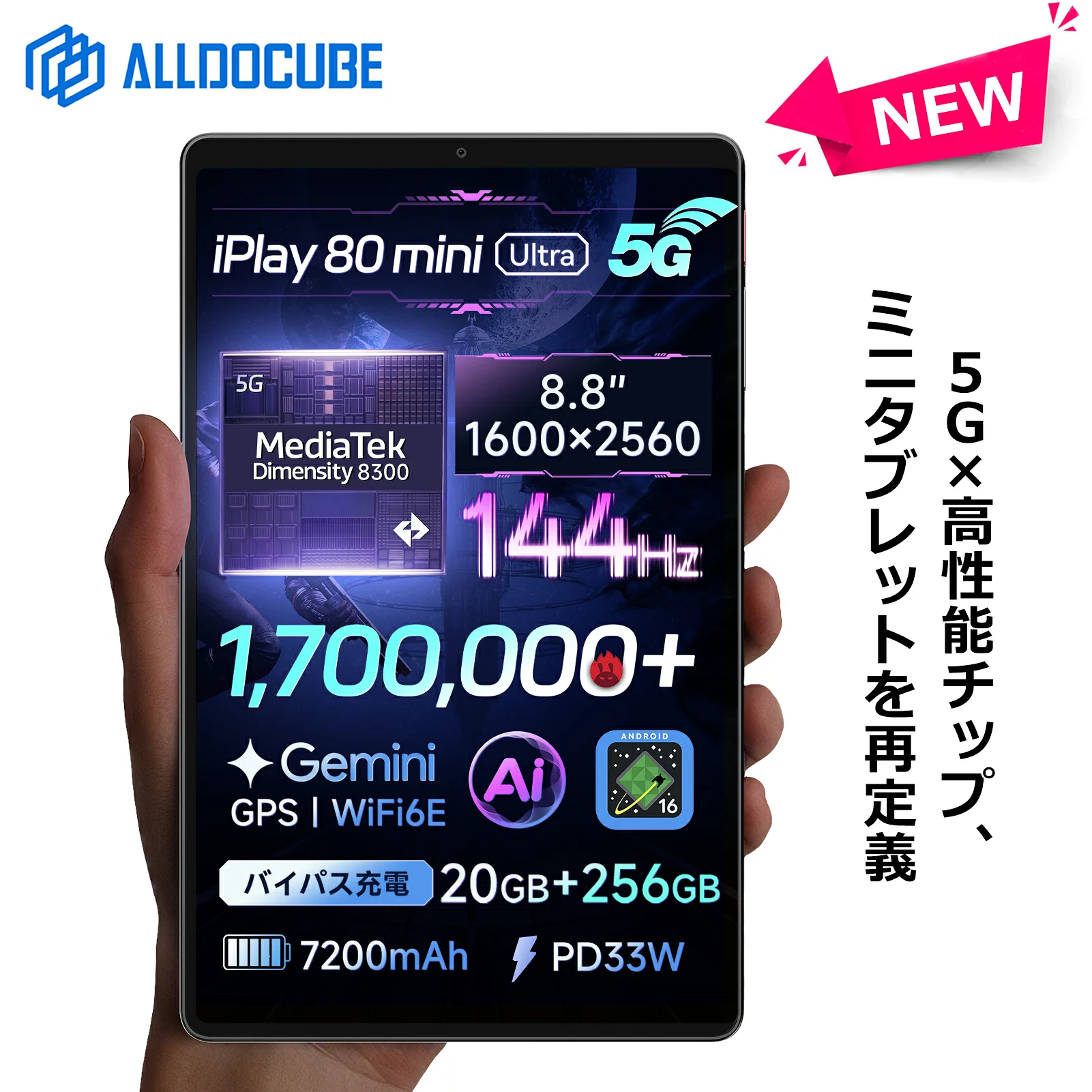 ALLDOCUBE MediaTek Dimensity 8300