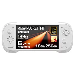 AYANEO KONPKF-G3-12256W Androidゲーム機 KONKR Pocket FIT [6インチ /Android14 /RAM：12GB /ROM：256GB] スノウホワイト ［Snapdragon /2025年12月モデル］ KONPKF-G3-12256W