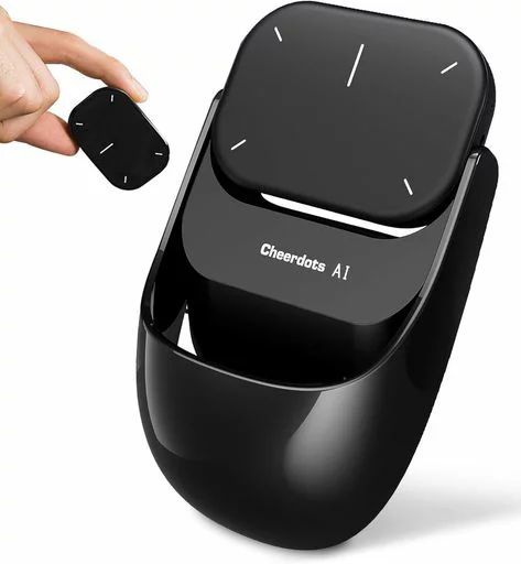 マウス ChatGPT連携AIワイヤレスマウスCheerdots26in1多機能マウスビジネス・会議向け音声入力・多言語文字起こし対応(12言語)AIRモード搭載空中操作超軽量DPI調整対応ミニ・コンパクト設計ブラック