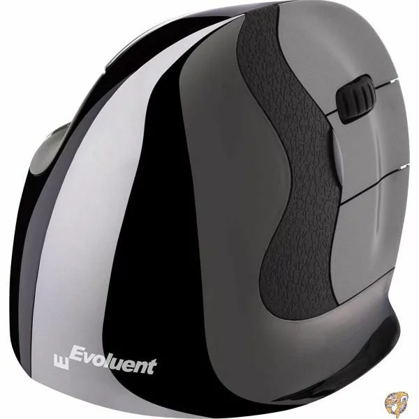 Evoluent VerticalMouse D Small Wireless グレー/ブラック