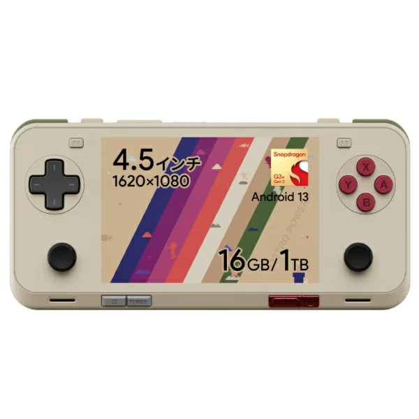 AYANEO ｜アヤネオ ポータブルゲーミングPC Pocket Ace [4.5インチ /Android /RAM：16GB /ROM：1TB] レトロパワー AYAPKACE-G3X1610RP [Snapdragon]