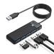 ORICO USB3.0 ハブ 4ポート バスパワー コンパクト 軽量 5Gbps高速転送 usb hub 拡張 ノートPC対応 Windows/Ma