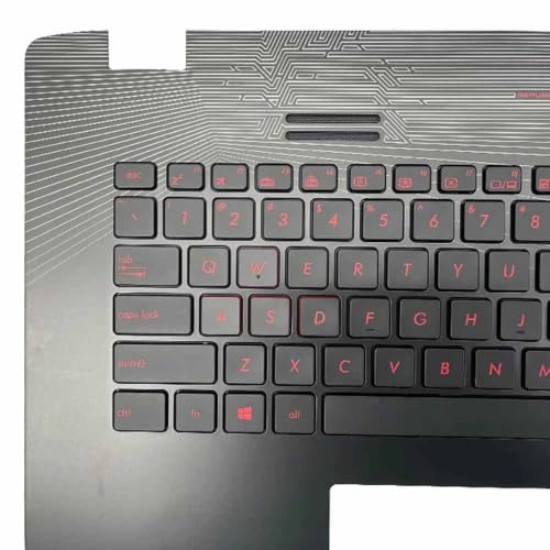 BKGMRCYYE For Asus ZX70 ZX70VW GL751VM GL751JM C壳修理交換用ノートパソコン キーボード英語バックライト