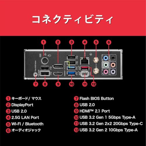 Intel Z790 GAMING PLUS WIFI intel 第14・13・12世代 Coreプロセッサ対応 LGA1700 DDR5 ATX マザーボード MB6471 [並行輸入品] P467570839_pc_13