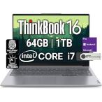Lenovo レノボ Lenovo ThinkBook 16 G6 Business Laptop, 16” FHD+, Intel 10