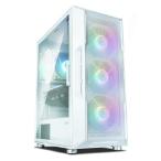 ZALMAN i3 NEO ATX ミッドタワー 、高性能エアフローのための固定RGBファン4個。スイングドア強化ガラスサイドパネル、360mmラジエーターをサポート、ホワイト
