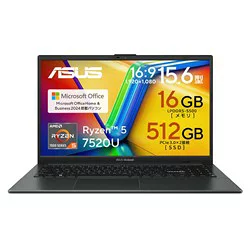 Vivobook Go 15 E1504FA-R5165BWS ミックスブラック ASUS Vivobook Go 15 E1504FA-R5165BWS ミックスブラック 15.6インチ