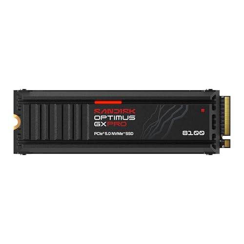 SanDisk M.2 2280 NVMe 4TB｜SANDISK Optimus GX PRO 8100 ヒートシンク付き SDSP82400TAH