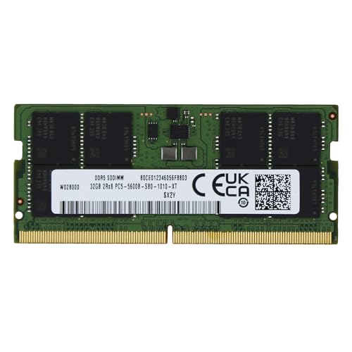 Adamanta 工場オリジナル 32GB (1x32GB) MSI Stealth 16 Studio A13V, A13VE, A13VF, A13VG Gaming Laptop DDR5 5600MHz PC5-44800 SODIMM 2Rx8 CL46 262 ピン ノートブック メモリ RAM アップグレード アダマンタ AM62SE24G64SA-WP