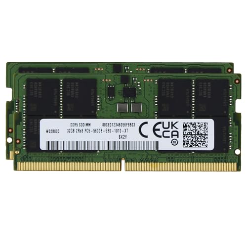 Adamanta ファクトリーオリジナル 64GB (2x32GB) MSI Vector 16 HX A14V, A14VFG, A14VGG, A14VHG, A14VIG Gaming Laptop DDR5 5600MHz PC5-44800 SODIMM 2Rx8 CL46 262 ピン ノートブック メモリ RAM アップグレード アダマンタ AM62SE24G64SA-WP